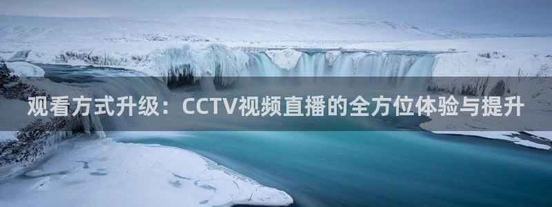 新球赛直播：观看方式升级：CCTV视频直播的全方位体验与提升