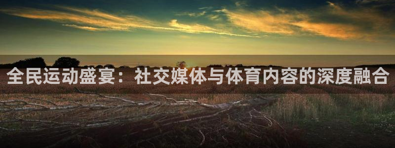 新球网直播：全民运动盛宴：社交媒体与体育内容的深度融合